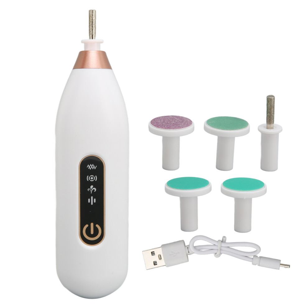 Light Low Noise Electric Nail Drill With Led Illumination And Rechargeable Cordless Operation For Daily Nail Maintenance For Halloween Parties