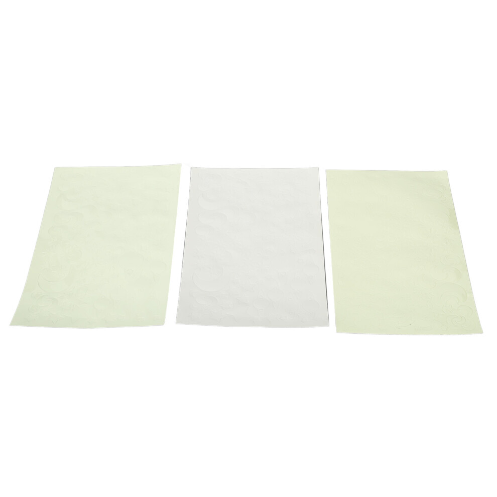 3 Pack Glow In Star Wall Stickers – Self Adhesive Pvc Ceiling Decor Dark