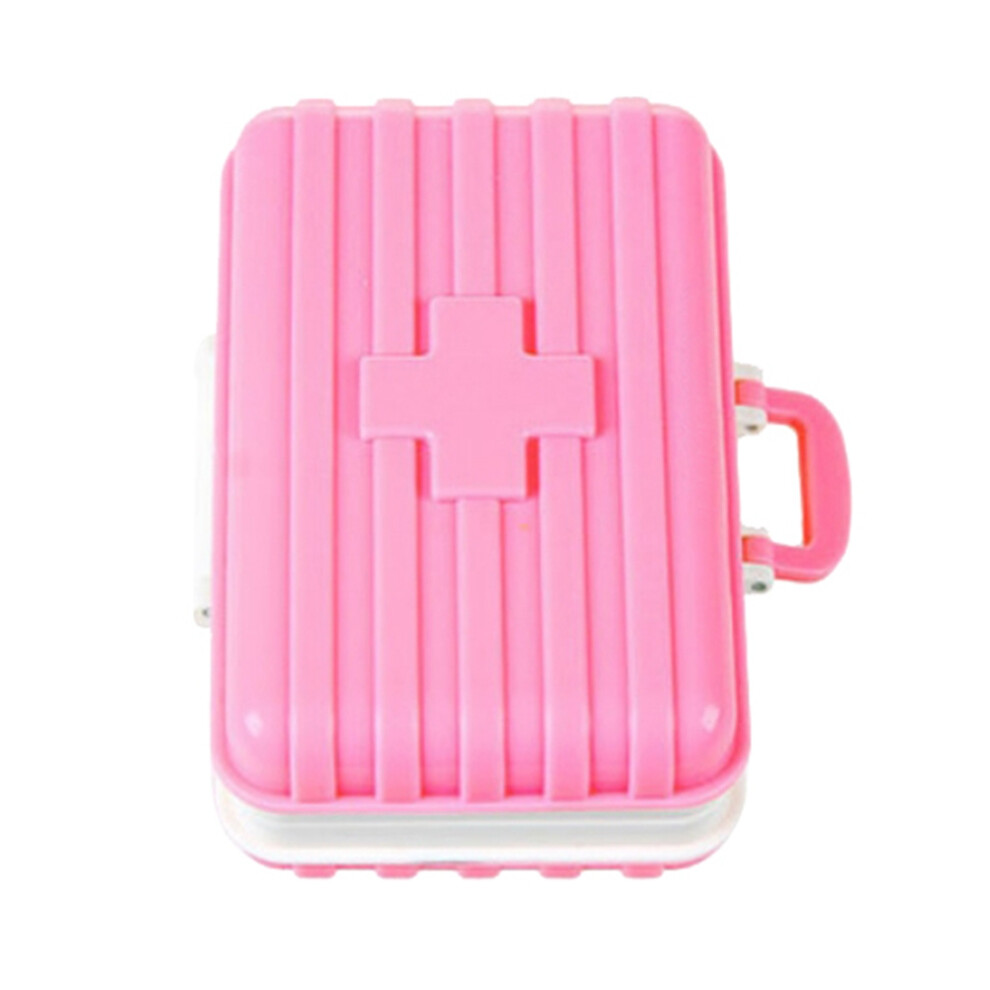 Pill Purse Secure Medication Storage Mini Medication Organizer Waterproof Travel Pill Container Large Capacity Compartments Ergonomic Design For On