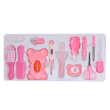 Fijne nagelvijl, babyverzorgingsset, babyveiligheidsset, antislip handvat, zacht aanvoelend, breder handvat, gebogen snijranden, BPA-vrij plastic.