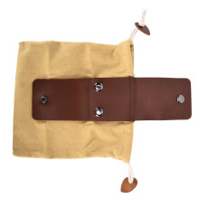 Leder Leinwand Futtersuche Beutel Gürtel Obst
