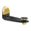 Projector Arm Wall Mount With Adjustable Angles, SpaceSaving Design, Secure Locking Buckle, Black and Gold 1