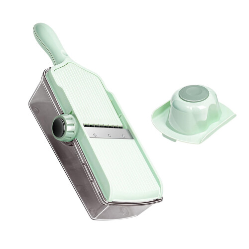 Vegetable Chopper and Mandoline Slicer with Container, MultiFunction Kitchen Cutting Tool