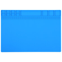Heat Resistant Repair Mat For Soldering Station, Non Slip Silicone Workbench Mat With Storage Compartments Portable Design Ideal For Electronics DIY