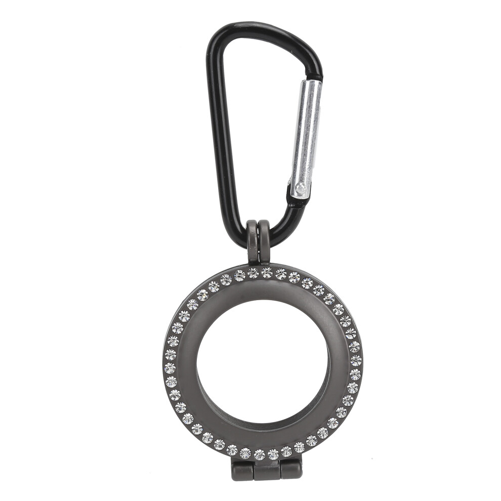 Metal Air Tag Holder With Rhinestone Bling, Protective Airtag Case Compatible With Apple Airtags, Durable Anti Scratch Cover With Key Chain 9012494485028