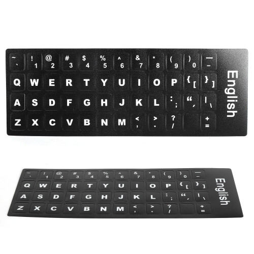 Full Keyboard Refresh: English Stickers for Desktops & Laptops 2