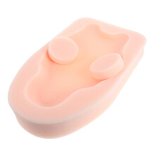 Bath Mat Cushion for Newborns Non Slip Soft Thick Bath Pad Bathtub Compatible Ergonomic Design Storage