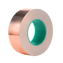 Temperature Resistant Tape, Copper Conductive Adhesive, 0.05mm Thick, Condu Fabric Single Sided, 12mm Wide X 50m