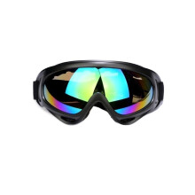 Motorcycle Goggles with Removable Face Mask UV Protection Wide Vision Lens for Riding