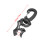 2 Packs Diving Hose Clips - Adjustable, Durable, 10cm, Black/Color 3