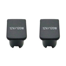 2X Car Inner Rear Cigarette Lighter Panel Base Cover Power Socket Cap for Prado LC150 2010-2017 85535-50020