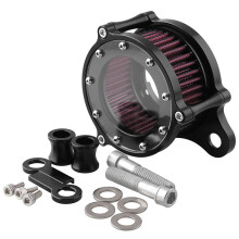 Air Cleaner Intake Filter System Kit for Sportster XL883 XL883N XL883R XL883P XL1200 XL1200L XL1200X Iron 883 Forty Eight XL1200X 2004-2016