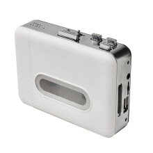 USB Cassette Player To MP3 Converter, Portable Cassette To MP3 Capture Device, Windows And Mac Compatible