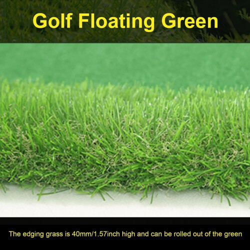 Backyard Pool Game: 30x60cm Floating Golf Green Set with All Essentials 2