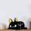 Cats Table Clock Desk Shelf Clock,Decorative Analog Clock 6
