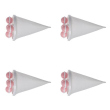 4Pcs Laundry Hair Flitering Mesh Remover for Trap Debris-Pink
