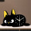 Cats Table Clock Desk Shelf Clocks,Decorative Analog Clock 4