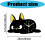 Cats Table Clock Desk Shelf Clocks,Decorative Analog Clock 3