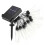 Outdoor LED String Lights Solar Powered Waterproof Energy Saving Lighting, Remote Controlled Adjustable Brightness with USB Recharge Feature for 1