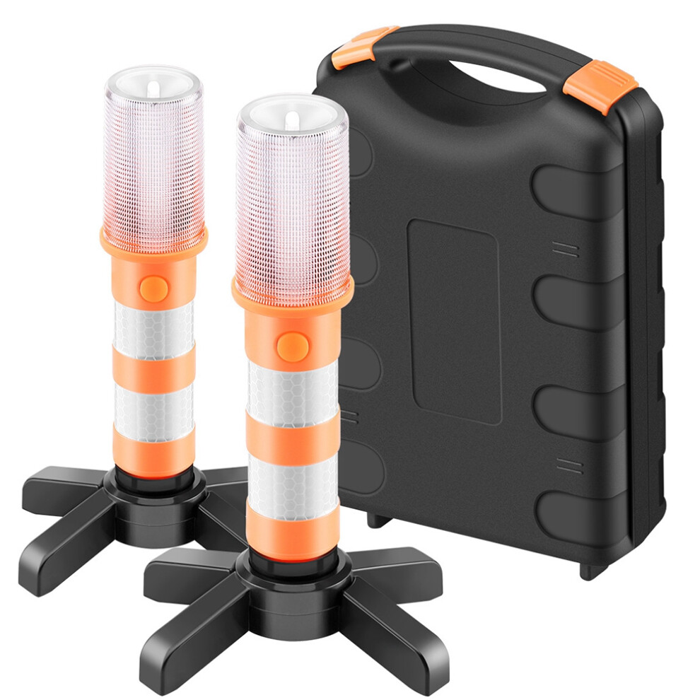 Emergency Roadside Flares Kit Led Safety Strobe Road Warning Waterproof Garden Decor Led Road Flares Emergency S With Detachable Stand Light 9482828804359