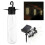 Outdoor LED String Lights Solar Powered Waterproof Energy Saving Lighting, Remote Controlled Adjustable Brightness with USB Recharge Feature for 2