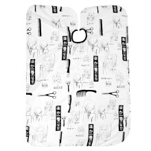Salon Barber Cape, Quick Dry Hair Cutting Cape With Full Protection Design, Heat Resistant Material For Styling And Coloring, Wide Coverage Ensures
