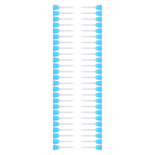 Voorgebogen doseernaald voor tandheelkundige toepassingen, universele, kleurgecodeerde handgrepen met comfortabele grip, set van 50 stuks voor