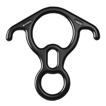 Rescue Figure 8 Descender Aluminum Alloy 50KN BentEar Rappel Device for Belaying and Rappelling UIAA Certified