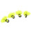 Fly Fishing Float Yarn Strike Indicator 4pcs, Fluorescent Yellow, 33mm 13
