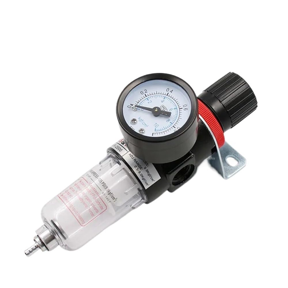 Afr2000 Air Filter Regulator With Gauge For Compressor, Precise Pressure Control And Oil Water Separation 9094768706817