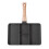 Heat Resistant Mini Pancake Pan Split Grill Pan Portable NonStick Breakfast Egg Pan Compact Black 1