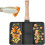 Heat Resistant Mini Pancake Pan Split Grill Pan Portable NonStick Breakfast Egg Pan Compact Black 4