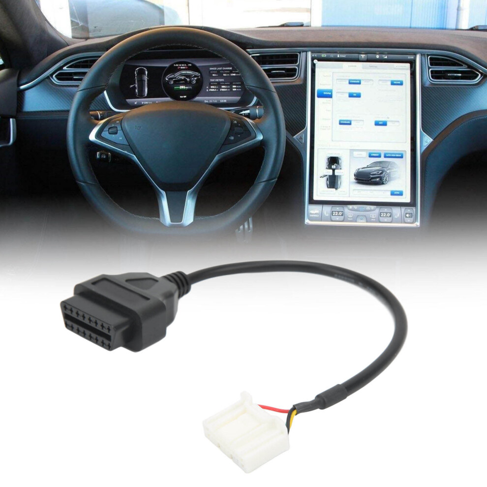 20Pin Obd2 Diagnostic Cable For Tesla Model X S, Abs Material 4661374593886