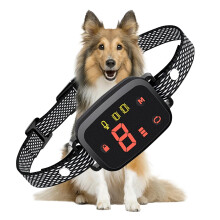 Anti Bark Collars For Dogs Rechargeable Waterproof Bark Collar With 8-Level Sensitivity Adjustable Design For All Sizes