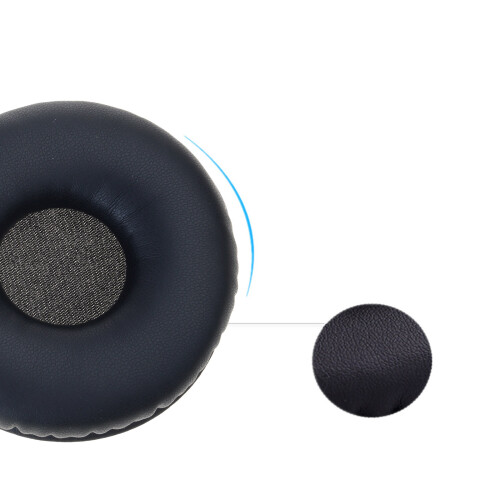 Coussinets d'oreille facilement remplaçables pour casque-Noir 1