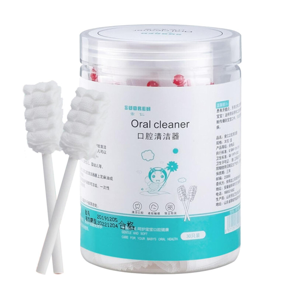 Baby Tongue Cleaner and Soft Gauze Toothbrush for Infants with Gentle Gum Massage and Hygienic Sealed Pack