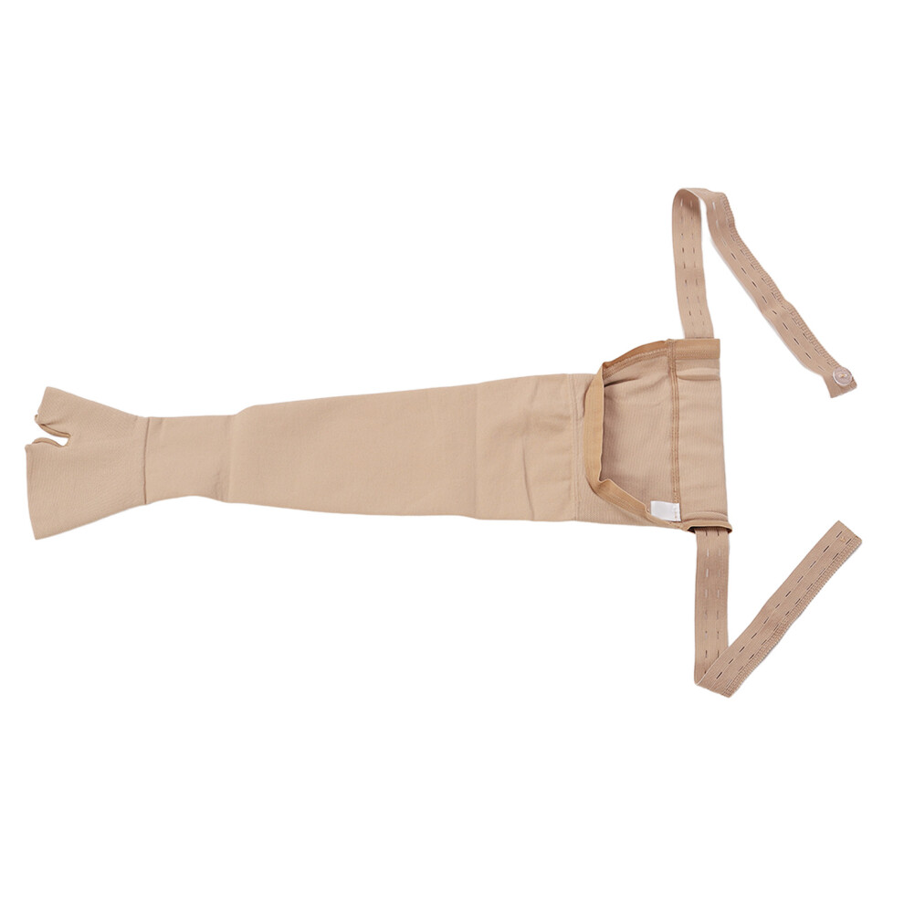 XL Nylon Breathable Lymphedema Arm Sleeve for Post Mastectomy Recovery