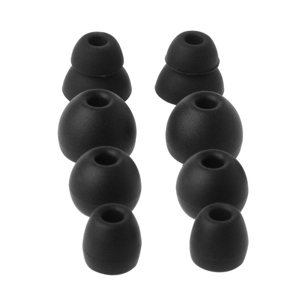 Replacement Earbuds Tips Plug Silicone- Black 7709000337934