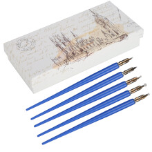 Kalligrafie-Set mit Holzfederhalter, Kalligrafie-Set mit leichtgängigem Schreibfederhalter, natürliches, handgefertigtes Design zum Malen, Zeichnen