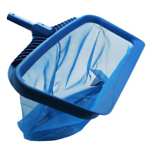 Heavy Duty Pool Skimmer Net with Fine Mesh, Swimming Pool Leaf Rake Fits Most Telescopic Poles