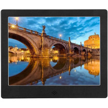 Photo Frame 8Inch Digital MultiFunction Electronic Photo Album HD Family Photo Video Advertising 1024x768 Black