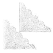 Shower Splash Guard Transparent Adhesive Corner Shield, Acrylic Tub Splash Guard For Corner Washbasin, Hotel RV Home