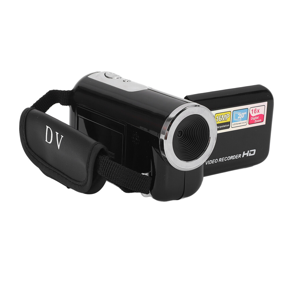 Hd 16Mp 1080P Video Camera With 16X Zoom & Rotatable Screen Black 4601378227202