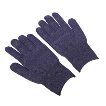 Electrostatic Discharge Silver Fiber Gloves Conductive Work Gloves Dark Blue