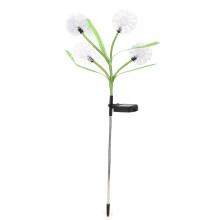 Lampada da esterno impermeabile a energia solare con paletto, decorazione da giardino a forma di dente di leone con LED a cambio di colore,