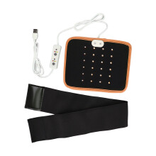 Rotlicht-Infrarot-Therapiegürtel zur Linderung von Muskelschmerzen, Tiefenwirkung durch LED-Pad mit Timer, wiederverwendbar, mit Wärmefunktion und
