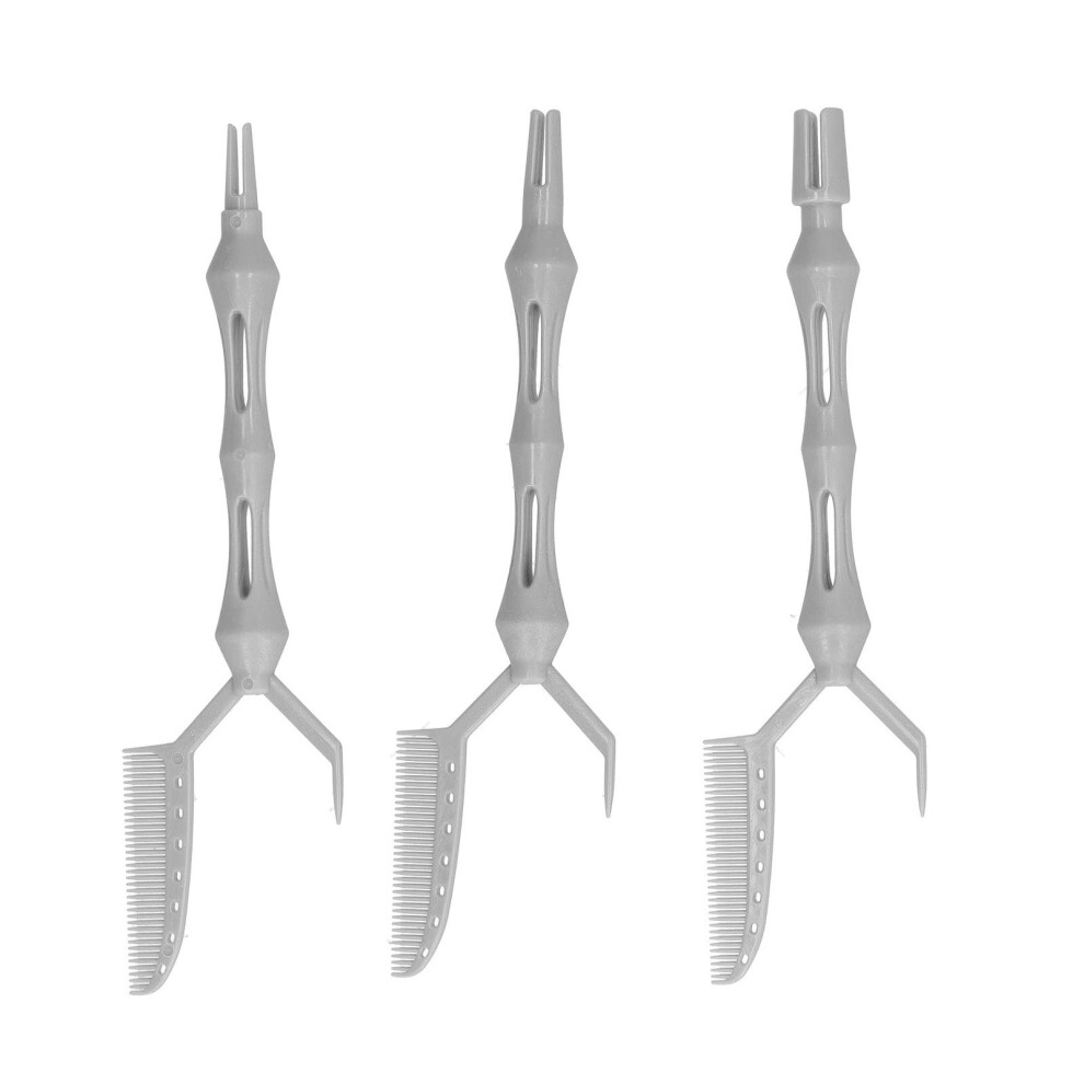 Double Edge Hair Thinning Comb with Razor Blades, Safety Shielded Blade for Daily Styling and Salon Use, Ergonomic Handle and Anti-Break Design