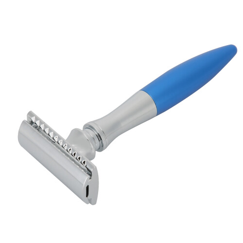 Επαναχρησιμοποιήσιμο ξυράφι ασφαλείας Bright για άνετο και καθαρό ξύρισμα, λεπίδα 2
