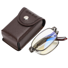 Lunettes de lecture pliables et compactes avec protection UV400, bloquant la lumière bleue, monture métallique légère et robuste, pour hommes et