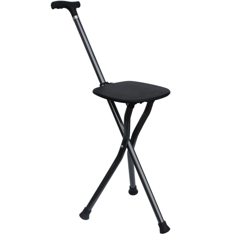 Stylish And Practical Walking Cane, Equipped With Magnetic Therapy Stone For Well-Being, Adjustable Height, Anti-Slip Ferrules Provide Grip Security,